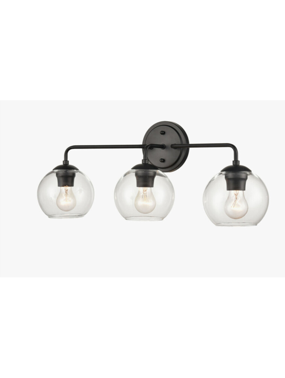 Millennium Lighting 9753-MB 3-Light Matte Black Vanity Light New
